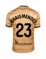 Real Sociedad Brais Mendez #23 Vieraspaita 2024-25 Lyhythihainen